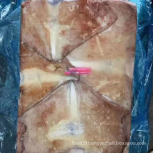 China origin giant seafrozn uncleaned skin on Peru big squid wing